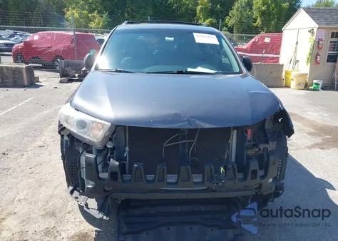 2013 Toyota Highlander Se V6 из США, поврежденный, VIN 5TDBK3EHXDS277504